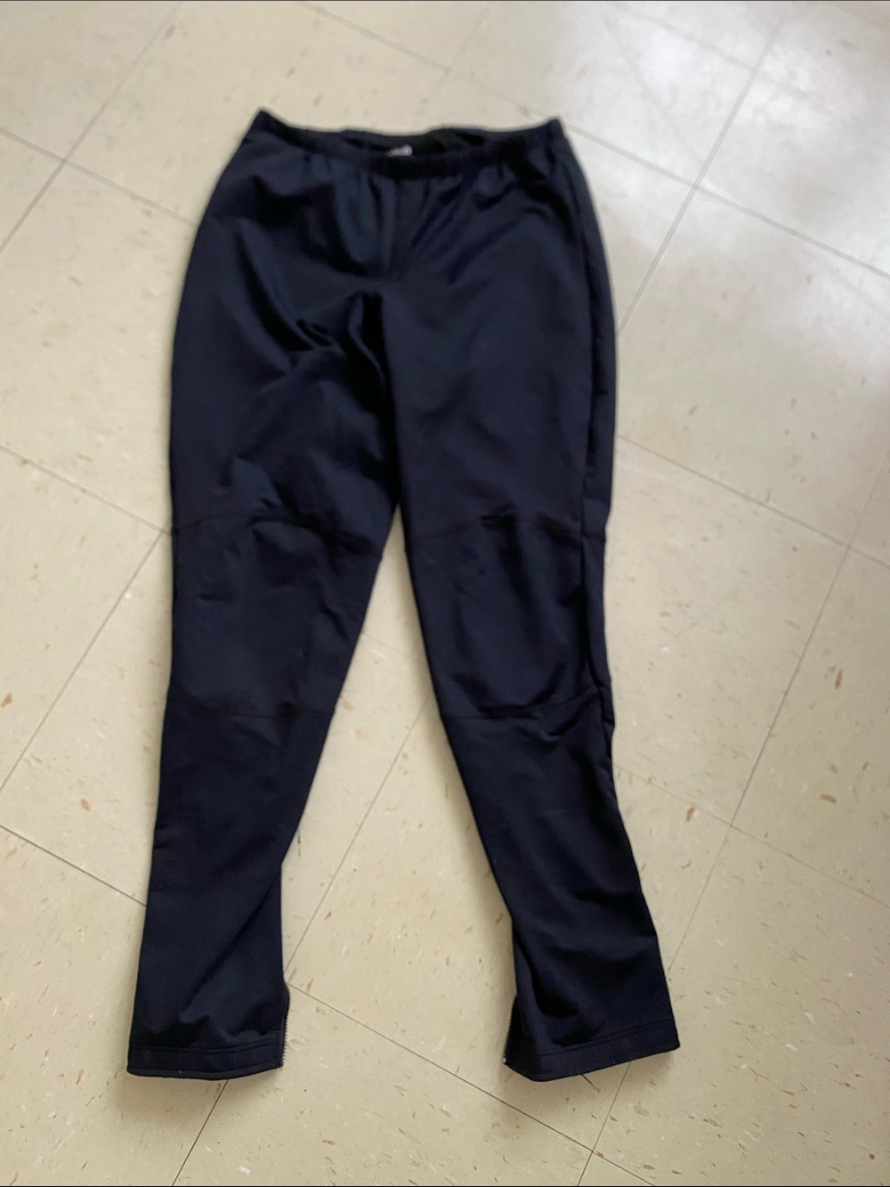 Women’s Black Track Joggers — Stretch Comfort